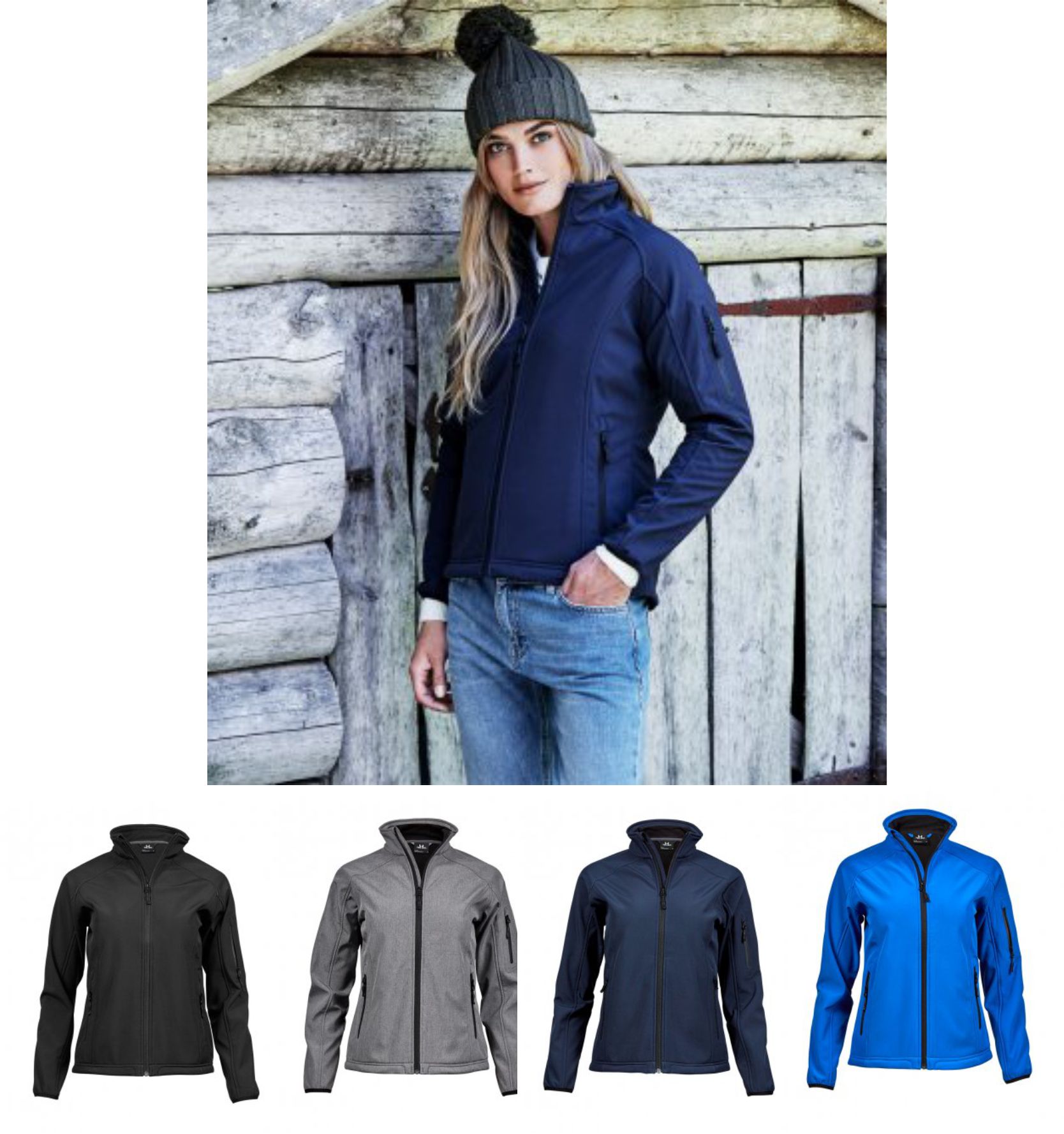 Tee Jays T9511 Ladies Lightweight Performance Soft Shell Jacket - Click Image to Close